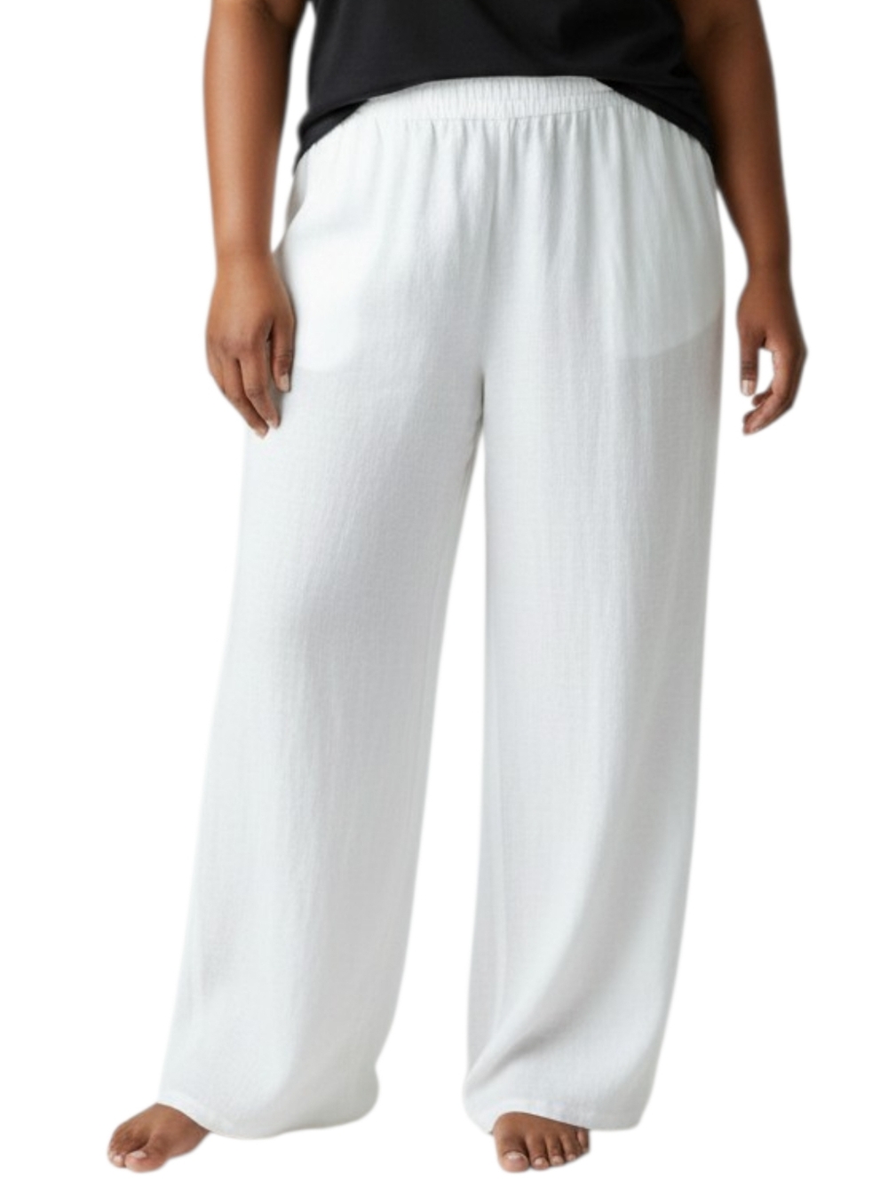 1 STATE Linen Blend Wide leg Slacks